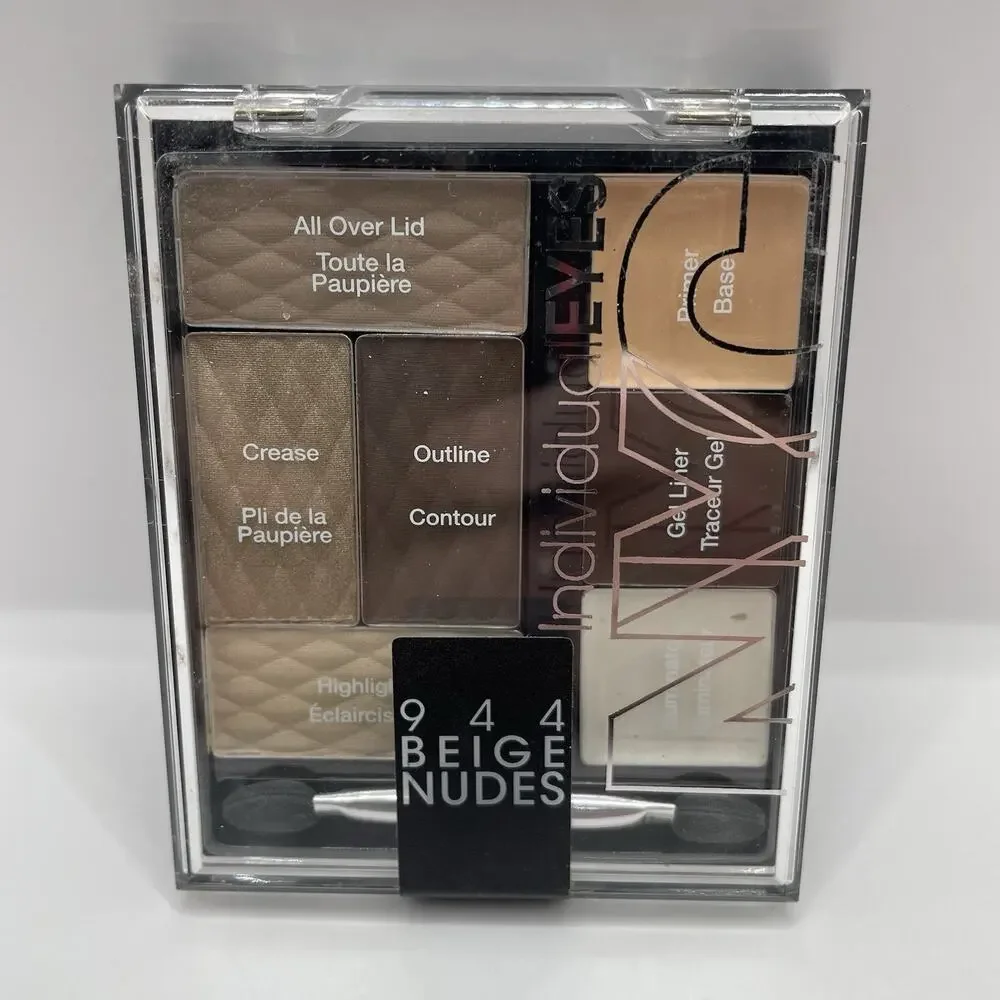 NYC New York Color IndividualEyes Eyeshadow Palette 944 Beige Nudes Makeup New